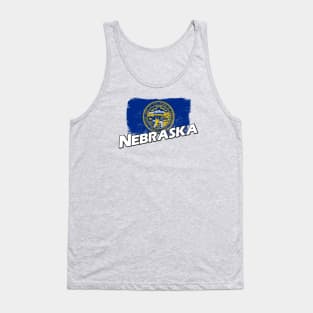 Nebraska flag Tank Top